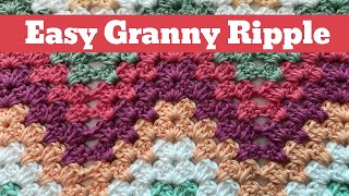 Granny Ripple Stitch Tutorial | Perfect for Baby Blankets!