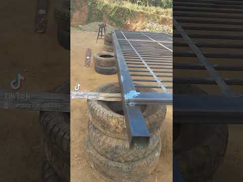 portón metálico corredera