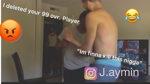 I DELETED DRIZZ 99OVR PLAYER ON 2K20 😅 *HE WENT CRAZY*(PRANK)