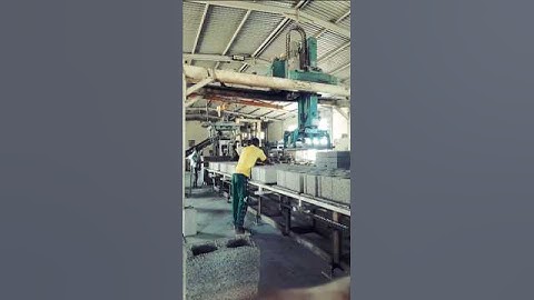 Quality Blocks Smartly Stacked #smartblockline #concreteblocks #modernmachinery