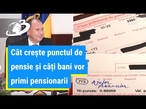 Video: Cât de mult vor crește pensiile pentru pensionarii care nu lucrează în 2021