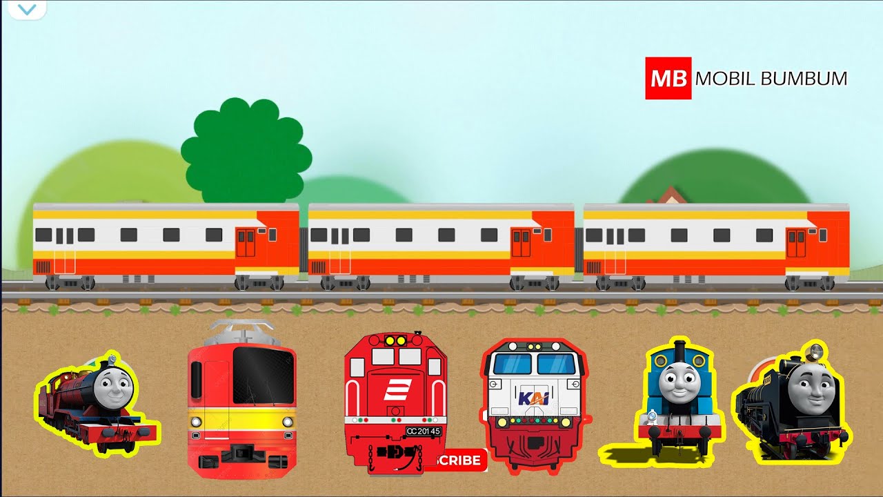 Membuat Kereta Commuter Line Indonesia (KRL) Labo Brick Train