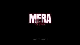 *" MERA HUA"Female Version - Ek Deewane Ki Deewaniyat" Song Black Screen Lyrics status.💕❤🥺#merahua 