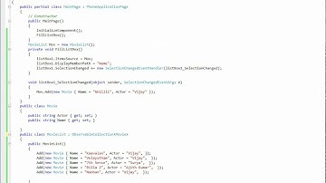 Simple Use of Observable Collection in Windows Phone