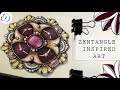 Zentangle Inspired Art | Amulet Drawing | 3D Art zentangle patterns