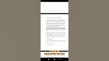 ISC  English litrature semester 1 answer key