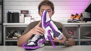 BAGUS NIH UNGUNYA!! Unboxing Jordan 1 Court Purple 2020 Indonesia
