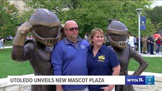 WTOL 11 UToledo Unveils New Mascot Plaza