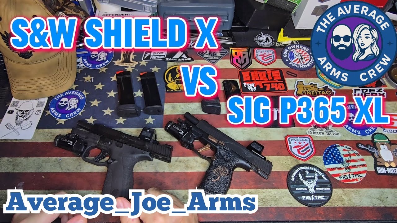 S&W Shield X против Sig P365 XL: настольный бой, кадры с полигона и соревнования