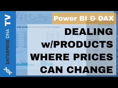 Dealing With Products That Have Changing Prices - Power BI Analytical Techniques Using DAX