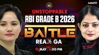 RBI Grade B 2026 | Reasoning vs GA Marathon Class | By Neelam Gahlot & Pinky Yadav
