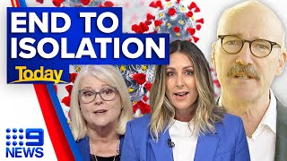 Five-day Covid isolation scrapped from October 14 | 9 News Australia