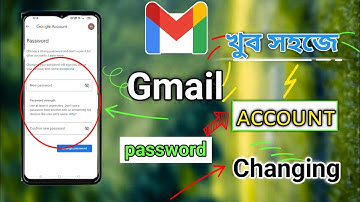 How To Change Gmail Password In Android Phone bangla tutorial | Tech House