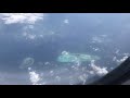 Мальдивы 2019. Вид с окна самолета 2