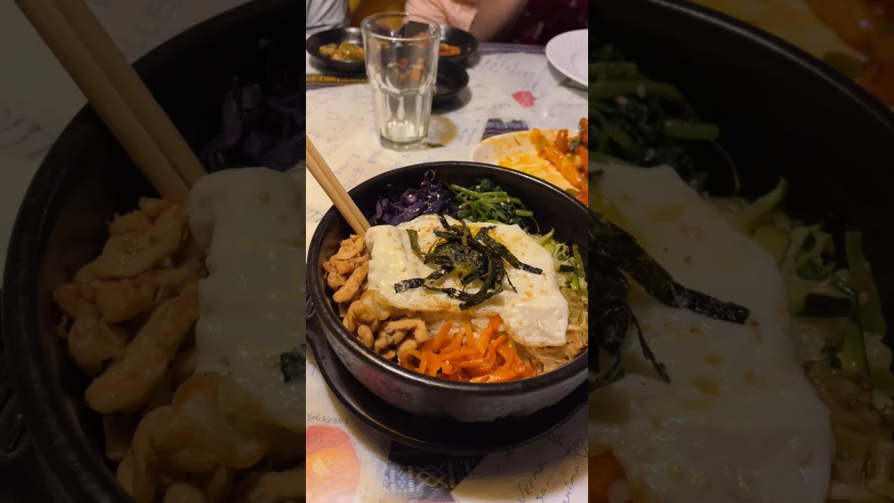 Корейская еда в ресторане Kalsang в Дехрадуне🍱 