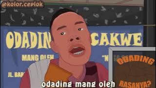 'odading mang oleh viral' animation kolor ceplok