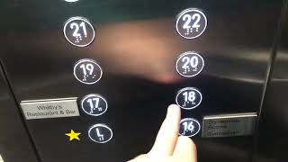 200 subs! 1972 OTIS mod OTIS X2 Lifts/Elevators @ James Cook Hotel Grand Chancellor (High Rise) WLG