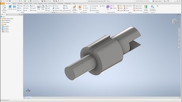 Autodesk Inventor Tutorial | Advanced #1 | Tengely modellezés
