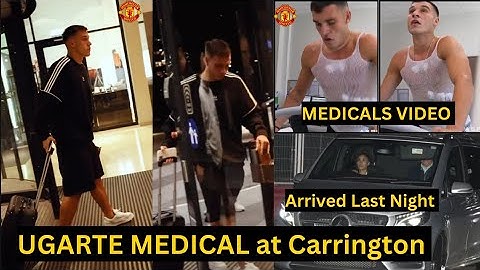 MEDICALS💯 Manuel Ugarte SPOTTED Having Medicals after Arriving Manchester Last Night | Man Utd News