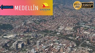 Espectacular vista aterrizando en el Olaya Herrera de Medellín [FULL HD]