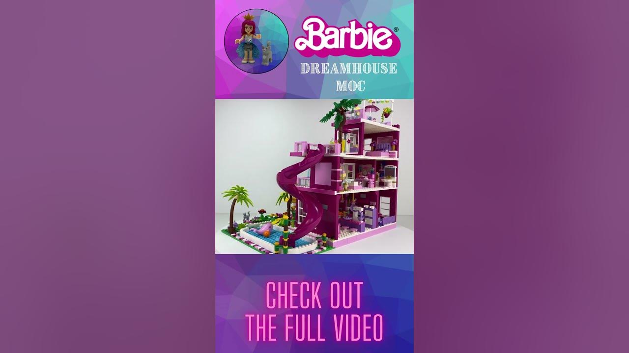 This is the offical Barbie Dream House 🛍🎀💅 Movie version