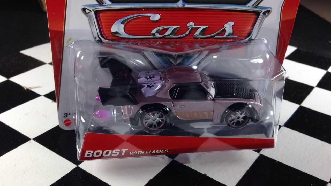 Disney Pixar Cars 13 Boost Wingo Dj And Snot Rod With Flames Youtube