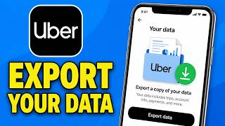 How To Export Your Data On Uber