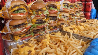 American West Style, Triple American Cheeseburger! - korean street food by 야미보이 Yummyboy 424,575 views 3 weeks ago 18 minutes