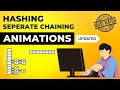 Separate Chaining in Hashing Animations | Data Structure | Visual How