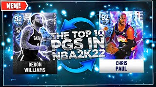 Ranking The Top 10 PointGuards In Nba2k22 2K22 Top 10 PGs