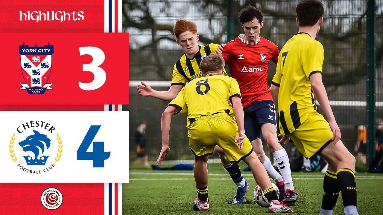 📺 U19s Match Highlights | York City U19 3-4 Chester U19s | 2025/26