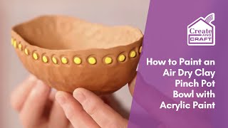 AIR DRY CLAY - Can You Paint with Watercolor? 