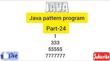 Java pattern program part -24 Easy Learning Genius