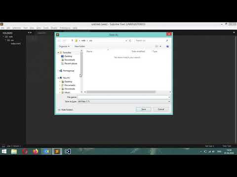 Sublime Text 3 -ში მუშაობა(HTML | CSS-ის მაგალითზე)