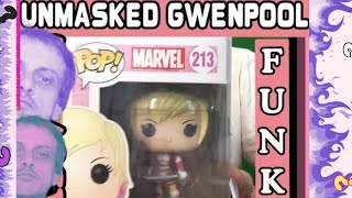 Marvel unmasked Gwenpool Deadpool funko pop vinyl movie deadpool Tv