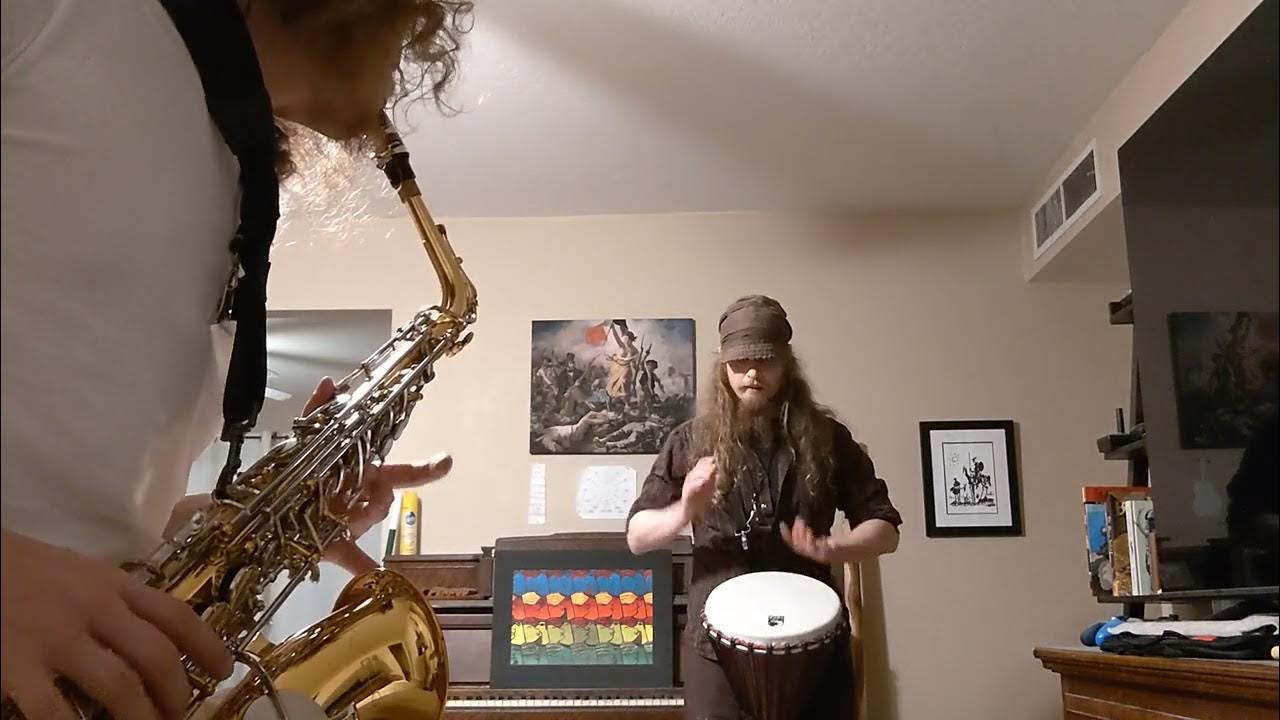 "Growl House Sax at One Month" Saxophone and Djembe YouTube