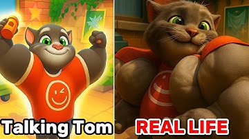 Talking Tom Cat 2025 In Real Life Part 16