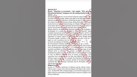 past paper solved 6500 solved paper Allama Iqbal open university solution paper AIOU  2021