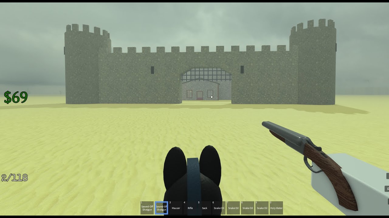 How to easily clear the castle solo Dead Rails [Alpha] - YouTube