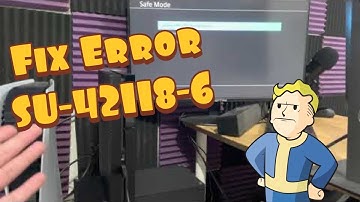 How To Fix PS4 Error Code SU-42118-6 - (PS4 Update 8.50 Fix)