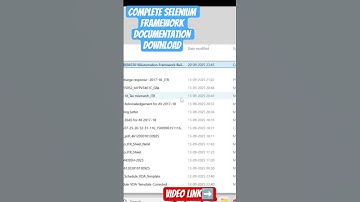 Selenium Framework download | Complete selenium framework