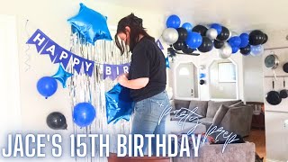 🎈Jace's 15th Birthday & Party Prep!