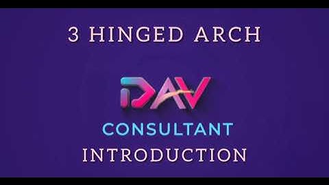 SYMMETRICAL NUMERICAL THREE HINGE ARCH