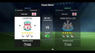 FC 24 Simulation Liverpool VS Newcastle | Premiere League