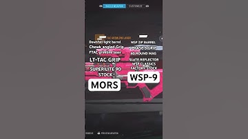 This WSP-9 AND MORS CLASS IS BROKEN.. new video for gameplay 👀 #cod #mw3 #warzone #youtubeshort