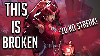Scarlet Witch Is BROKEN | Marvel Rivals Gameplay | (Scarlet Witch Gameplay + Tips)