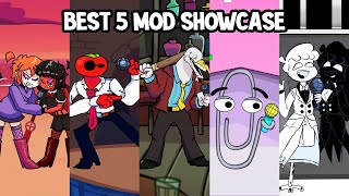 Best 5 Mod Showcase in Ambion, Tomato Dude, Avenue, Clippy & GhostTwins - Friday Night Funkin #3