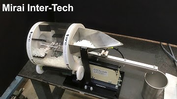 Drum Feeder with Piezo Vibratory Linear and Loading Chute