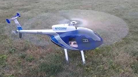 MD500E POLICE TREX 550E DFC PRO Test Flight
