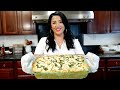 FAMOUS Baked Chicken and Rice with Creamy Poblano Sauce Casserole Recipe